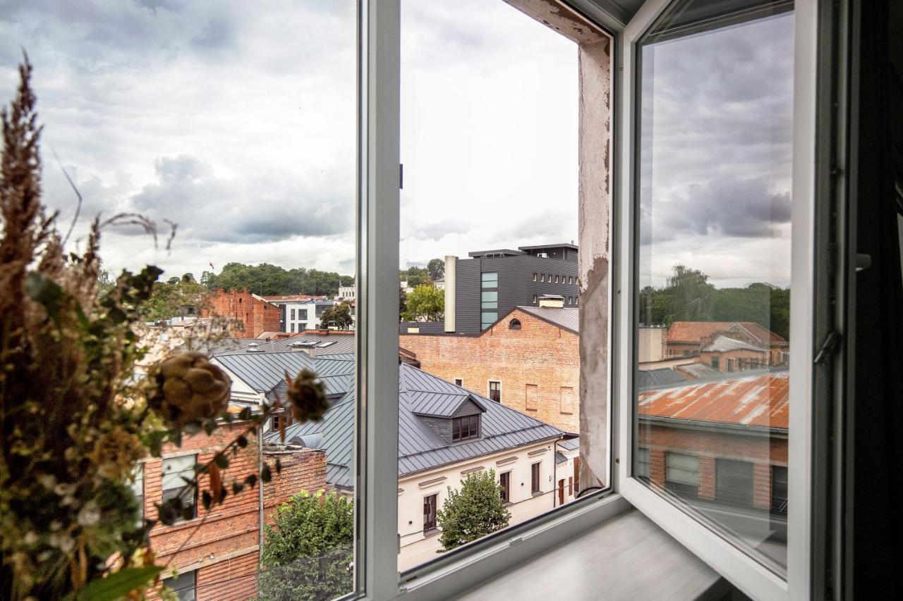 Old-New Apartment In Central Kaunas Eksteriør billede